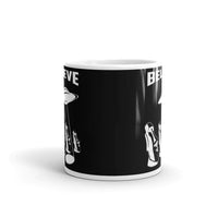 Easter Island Abduction White glossy mug