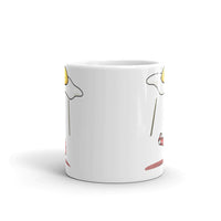 Bacon Abduction 2 White glossy mug