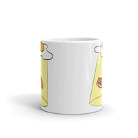 Bacon Abduction 3 White glossy mug