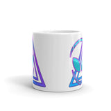 Alien Logo White glossy mug