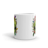 Flower Alien White glossy mug