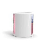 USA Alien White glossy mug