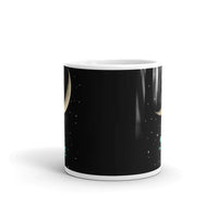 Alien Moon Swing White glossy mug