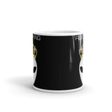 Alien King White glossy mug