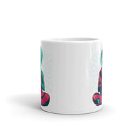 Alien Meditate 2 White glossy mug