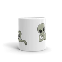 Sexy Alien White glossy mug