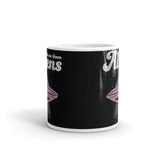 Let's See Them Aliens White glossy mug