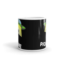 Pick Me (UFO) White glossy mug