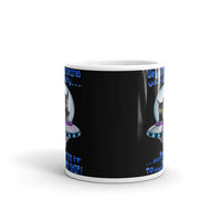 Monitoring Your Activity White glossy mug