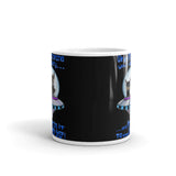 Monitoring Your Activity White glossy mug