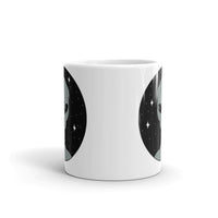 The Visitor White glossy mug