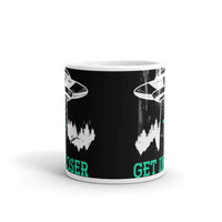 Get in Loser White glossy mug