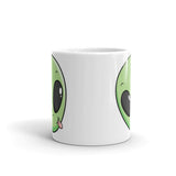 Silly Alien White glossy mug