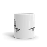 Alien Portal White glossy mug