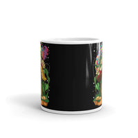 Alien Mushrooms 2 White glossy mug