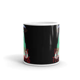 Don't Talk to Strangers White glossy mug