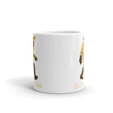 El Squatcho White glossy mug