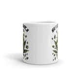 Hashsquatch White glossy mug