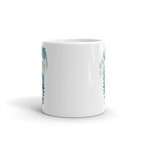 Bigfoot Print White glossy mug