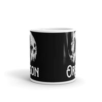 Bigfoot Oregon White glossy mug