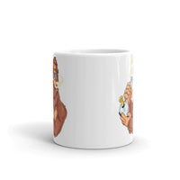 High Bigfoot White glossy mug