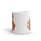 High Bigfoot White glossy mug