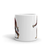 USA Bigfoot White glossy mug