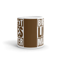 Bigfoot Lives Matter White glossy mug