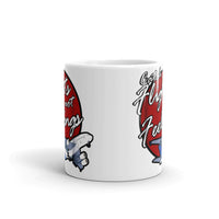 Catch Flights Not Feelings 21 White glossy mug