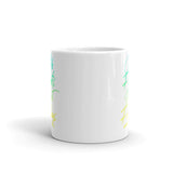 Catch Flights Not Feelings 35 White glossy mug