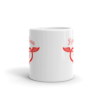 Restless White glossy mug