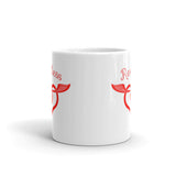 Restless White glossy mug