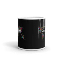 Wanderlust White glossy mug