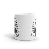 Adventure Awaits White glossy mug