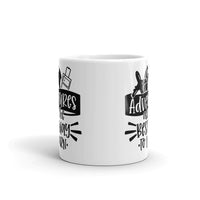 Adventures are the Best Way to Learn White glossy mug