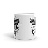 All the Good Things Are Wild & Free White glossy mug