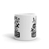 Always Say Yes to New Adventures White glossy mug