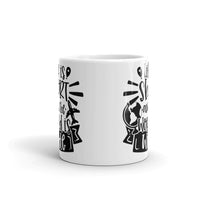 Life is Short and the World is Wide White glossy mug