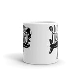 Let's Go Travel 2 White glossy mug