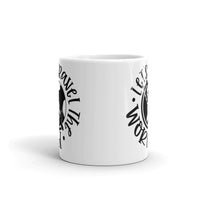 Let's Travel the World White glossy mug