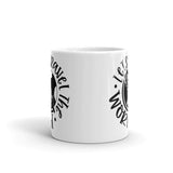 Let's Travel the World White glossy mug