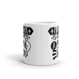 Travel is Always a Good Idea White glossy mug