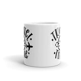 Travel Time White glossy mug