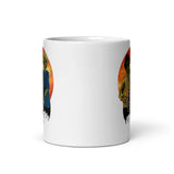 The Golden Ghouls White glossy mug