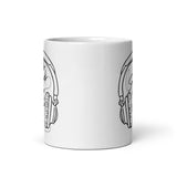 Let the Music Play White glossy mug