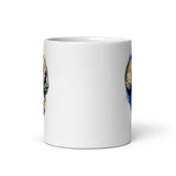 Watercolor Skull 5 White glossy mug