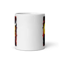 Devil Skull White glossy mug