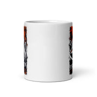 Redrum White glossy mug