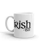 Irish-ish White glossy mug