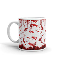 Bloody White glossy mug